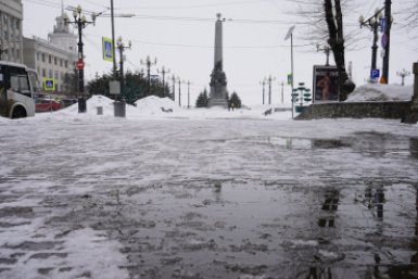 Циклон из Китая принесёт в Хабаровский край дождь со снегом